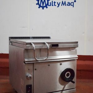 SARTEN ABATIBLE REPAGAS. MAQUINARIA ALIMENTACIÓN. SARTÉN DE OCASIÓN DE SEGUNDA MANO. CONSTRUIDA EN ACERO INOXIDABLE. REGULADOR