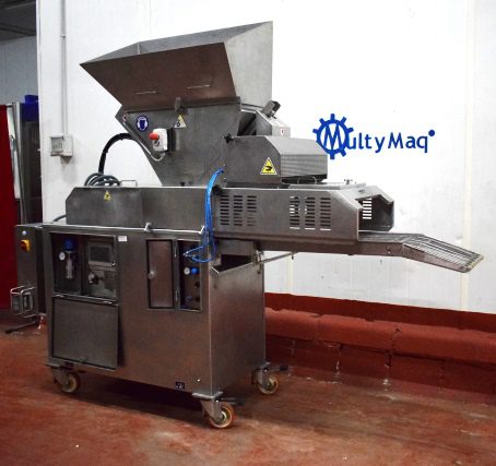 MULTY 1950 FORMADORA DE HAMBURGUESAS, ALBONDIGAS Y NUGGETS KOPPENS (39) FORMADORA AUTOMÁTICA MARCA KOPPENS. CONSTRUIDA EN ACERO INOXIDABLE. CON PANTALLA TÁCTIL. DOS MOLDES , REDONDO Y OVALADO.