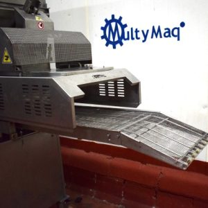 FORMADORA AUTOMÁTICA MARCA KOPPENS. CONSTRUIDA EN ACERO INOXIDABLE. CON PANTALLA TÁCTIL. DOS MOLDES , REDONDO Y OVALADO.