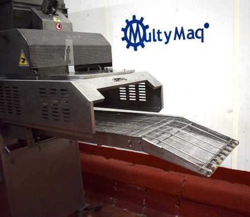 FORMADORA AUTOMÁTICA MARCA KOPPENS. CONSTRUIDA EN ACERO INOXIDABLE. CON PANTALLA TÁCTIL. DOS MOLDES , REDONDO Y OVALADO.