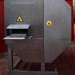 FILETEADORA DE CORTE POR PESO. MARCA SCANVAEGT. FILETEADORA PORCIONADORA DE PESO EXACTO. PROGRAMACIÓN DEL NUMERO DE CORTES POR PIEZA.