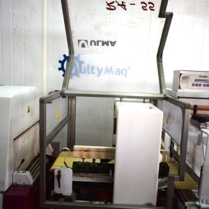 ENVOLVEDORA ANGULAR Y RETRACTIL; REF: 2198. AJUSTE DE ENVOLTURA Y TIEMPO DE SELLADO. MAQUINARIA DE OCASION PARA LA INDUSTRIA ALIMENTARIA.