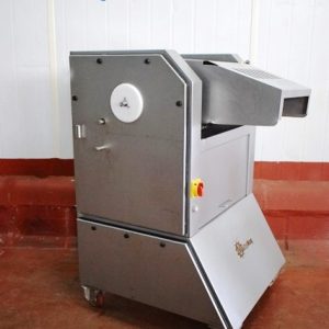 DESCORTEZADORA AUTOMATICA LAINT . CONSTRUIDA EN ACERO INOXIDABLE . DESCORTEZADORA DE SEGUNDA MANO PARA LA INDUSTRIA ALIMENTARIA.